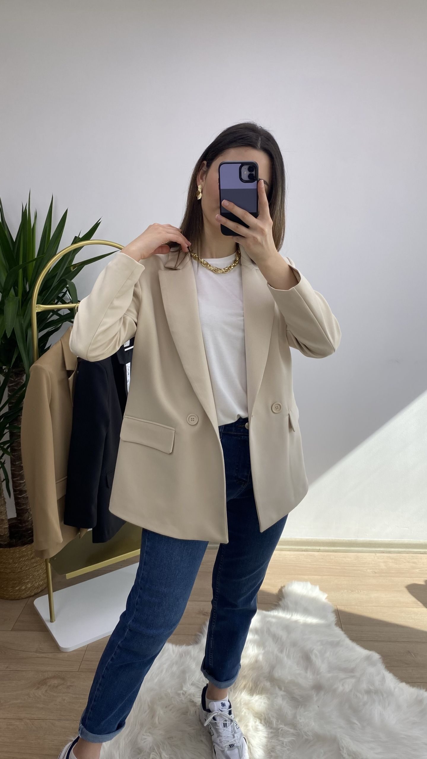 Taş Rahat Kesim Blazer Ceket - Görsel 4