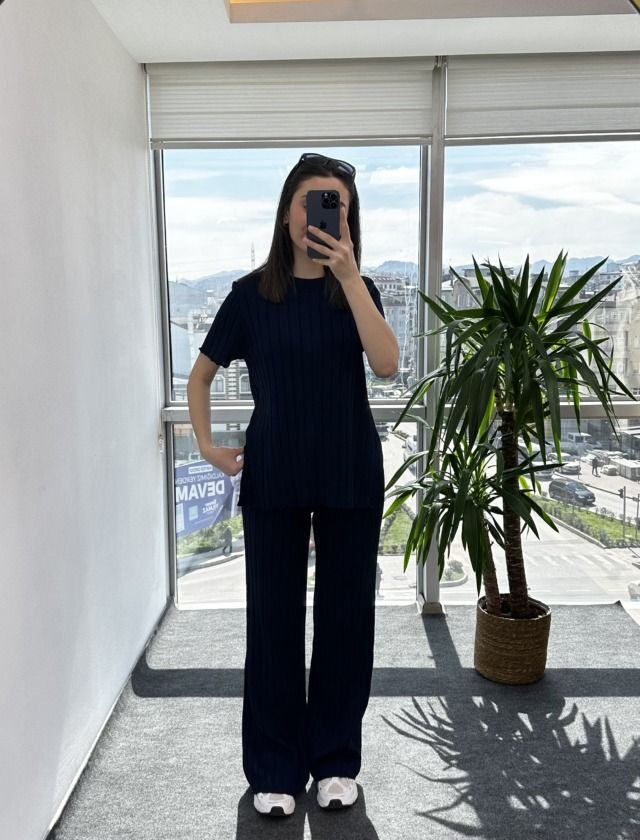 Lacivert Premium Kalite Triko Takım